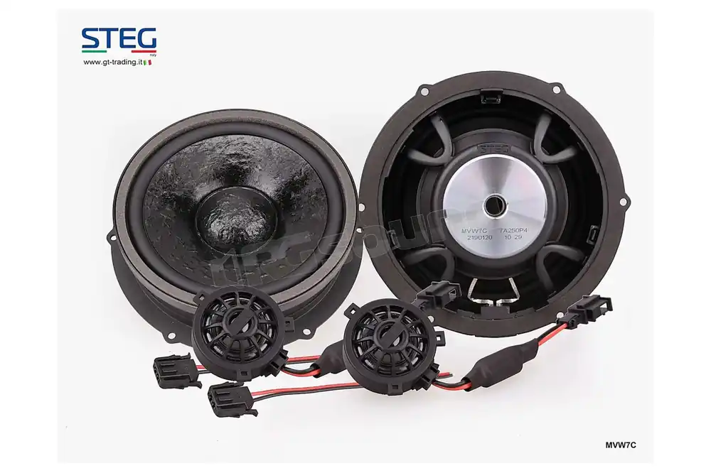 Steg MVW7C sistema a 2 vie specifico per Volkswagen Sistemi altoparl