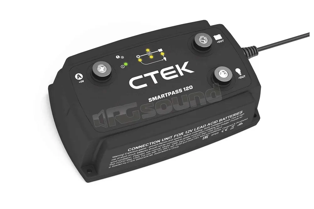 CTEK SMARTPASS 120S gestione automatica dell‘energia, eroga fino a 120