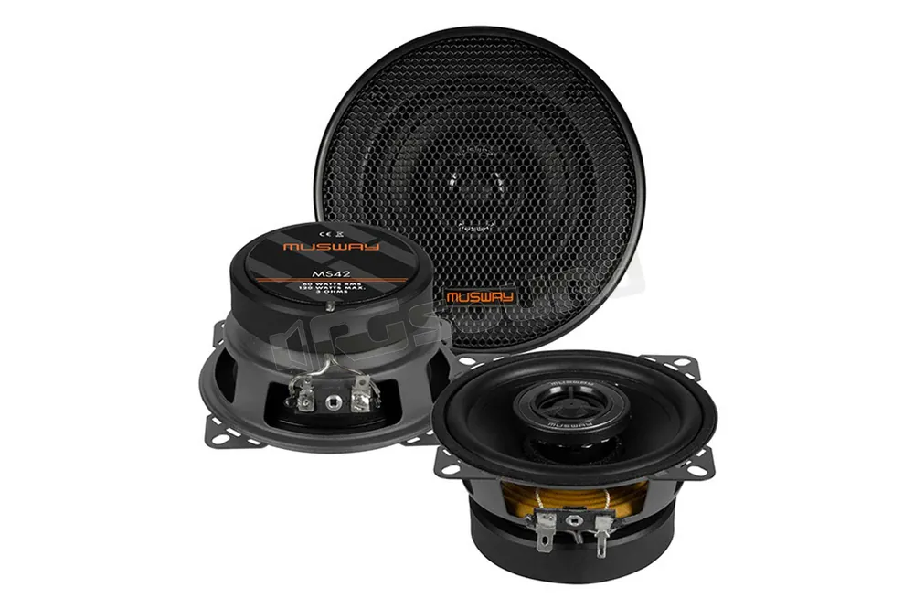 MUSWAY MS42 Altoparlanti coassiali da 10 cm a due vie con griglie prot