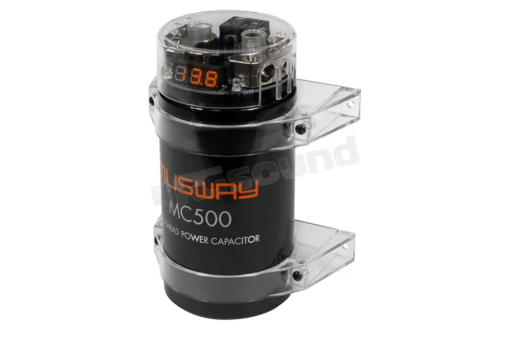 MUSWAY MC500 condensatore 0.5 Farad con blocco di distribuzione Cabl