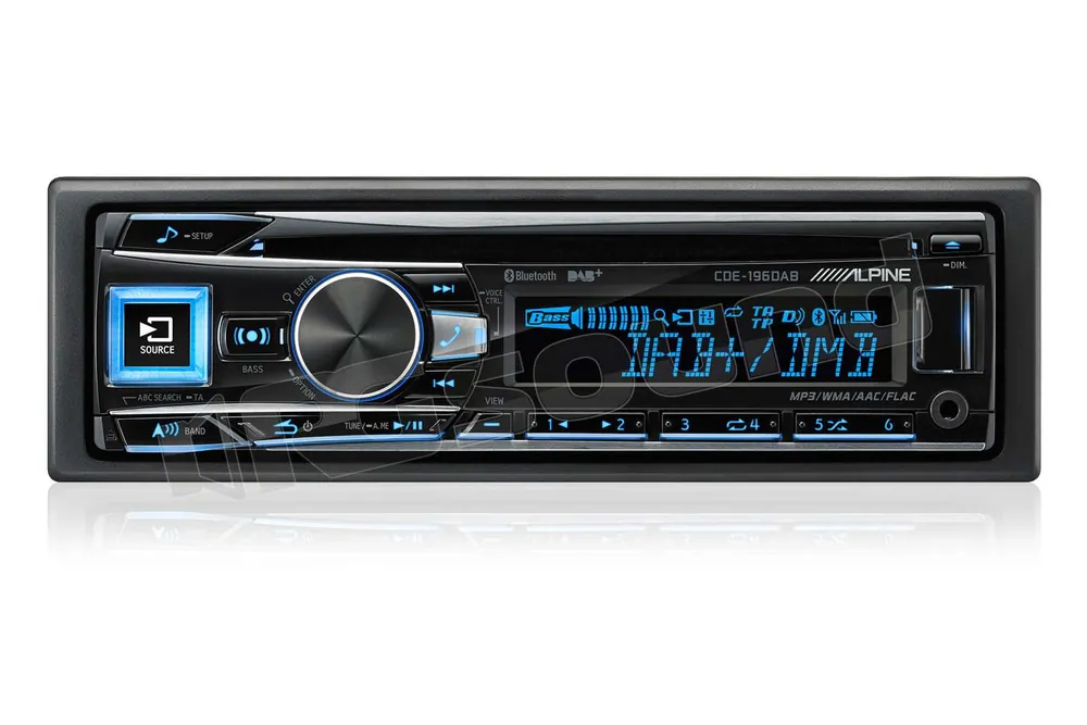 Alpine CDE-196DAB+ANT sintolettore CD - Tuner - Bluetooth - DAB+ con a