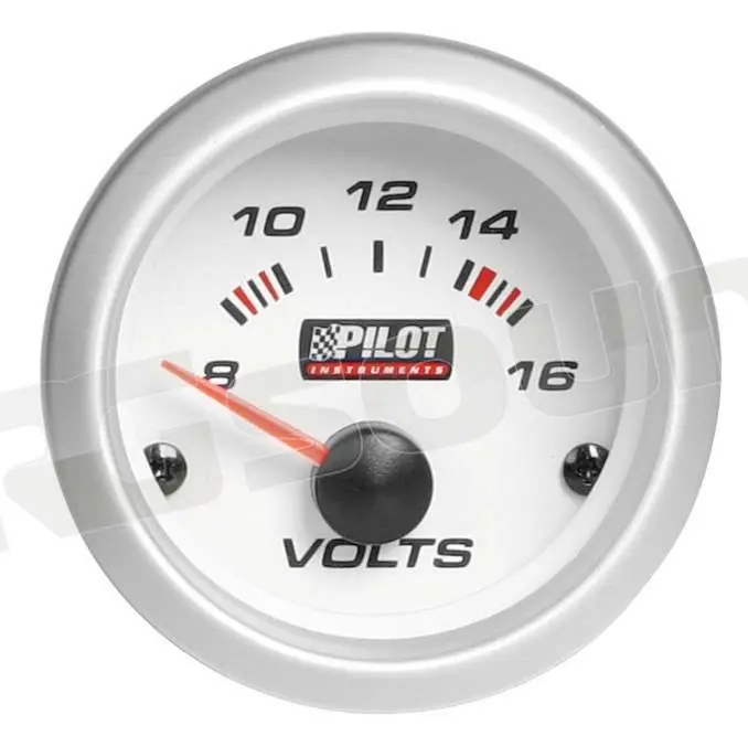 Pilot 10006 Voltimetro - Ø 2” (52 mm) - Blue-Light Interni - Stru