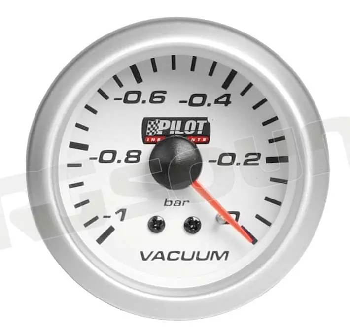 Pilot 10002 Vacuometro - Ø 2” (52 mm) - Blue-Light Interni - Stru