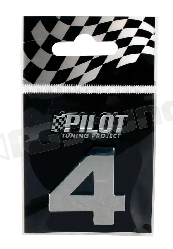 Pilot 07891 Lettere, numeri e simboli adesivi - conf. 10 pz Esterni
