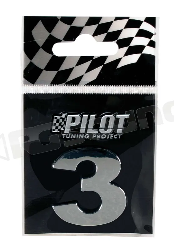 Pilot 07890 Lettere, numeri e simboli adesivi - conf. 10 pz Esterni