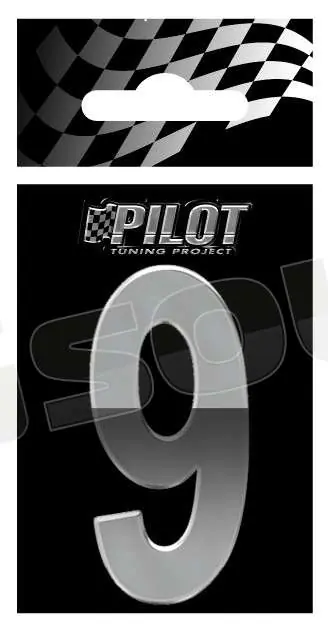 Pilot 07195 Lettere, numeri e simboli adesivi - conf. 10 pz Esterni