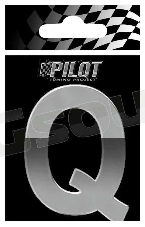 Pilot 07126 Lettere, numeri e simboli adesivi - conf. 10 pz Esterni