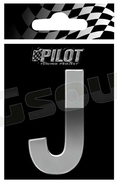 Pilot 07119 Lettere, numeri e simboli adesivi - conf. 10 pz Esterni