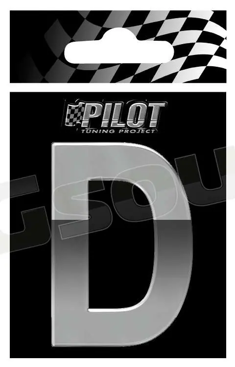 Pilot 07113 Lettere, numeri e simboli adesivi - conf. 10 pz Esterni