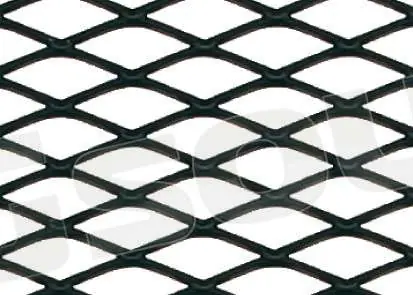 Pilot 04584 Racing Grill - Rombo medio 6x12 mm - 100x33 cm - Nero anod
