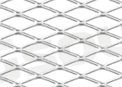 Pilot 04580 Racing Grill - Rombo medio 6x12 mm - 100x33 cm - Lucido