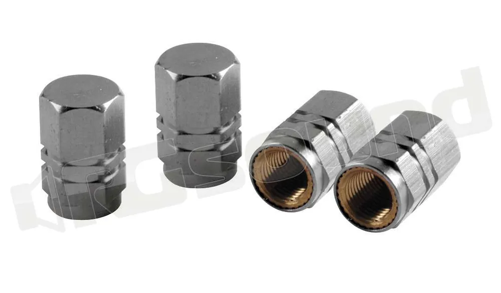 Pilot 02503 Set 4 tappi coprivalvola in lega di alluminio Esterni -