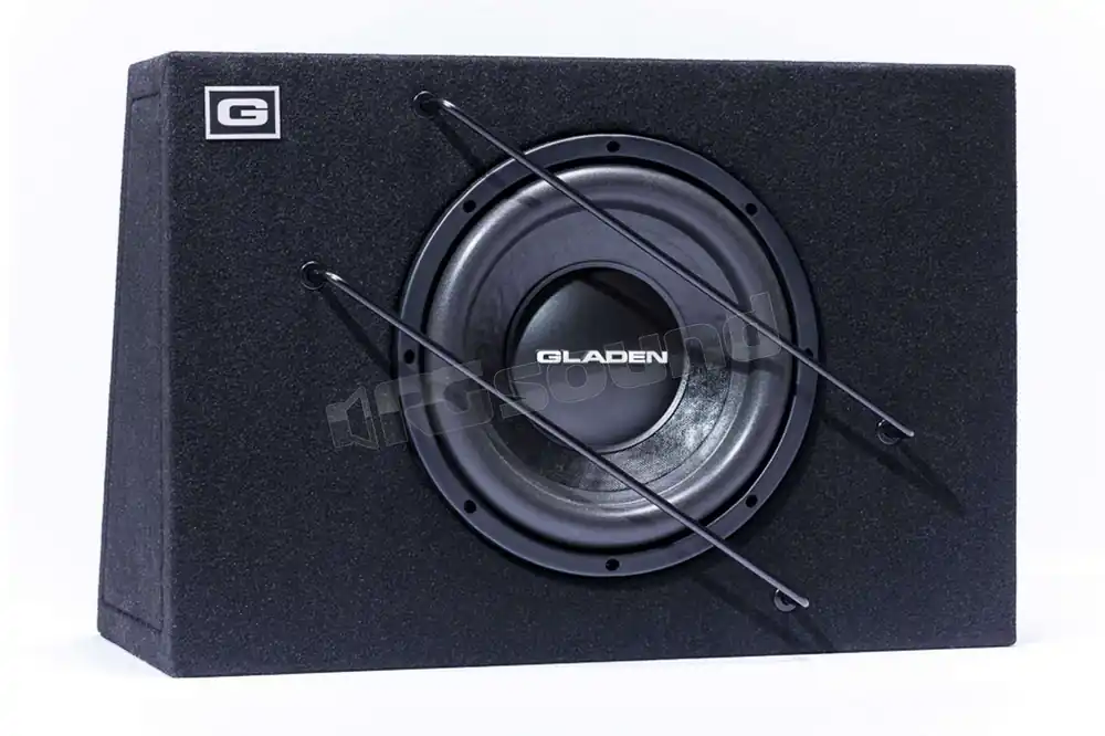 Gladen RSX 10Slim SB subwoofer RSX 10 SLIM in cassa chiusa 22 litri