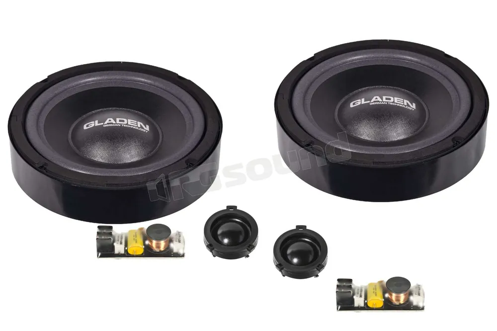 Gladen ONE 200 T6 kit a 2 vie per Volkswagen T6, woofer slim 20 cm S