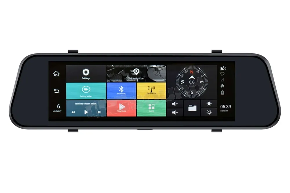 Phonocar VM495E specchietto retrovisore Full Screen 9.7‘‘ con Mappa Eu