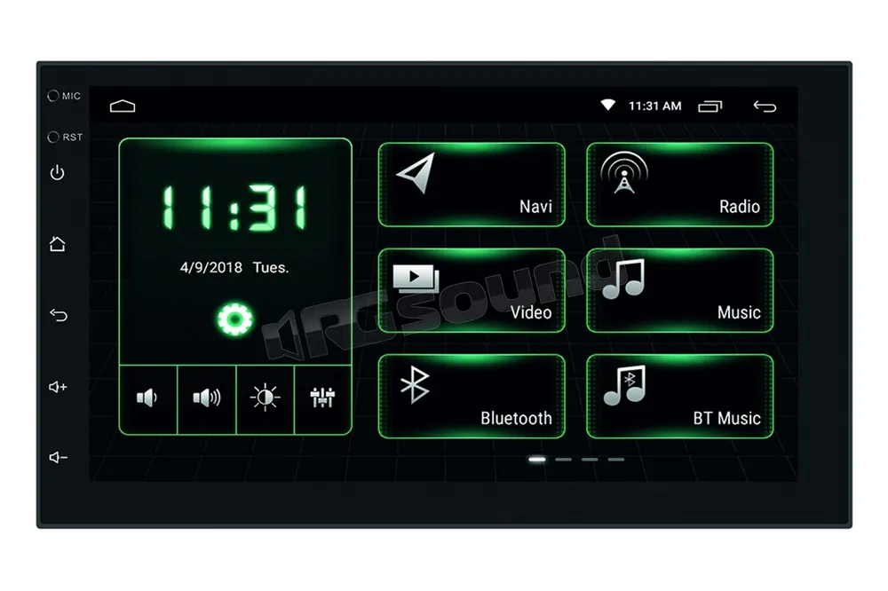 Phonocar VM001DK Monitor Tft/Lcd 7‘‘ con sistema Android, Dab+, mappa