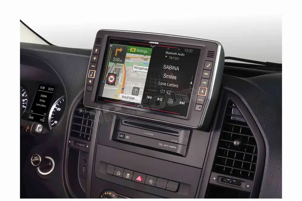 Alpine X903D-V447 Monitor 9" con navigazione, Apple CarPlay, Android A