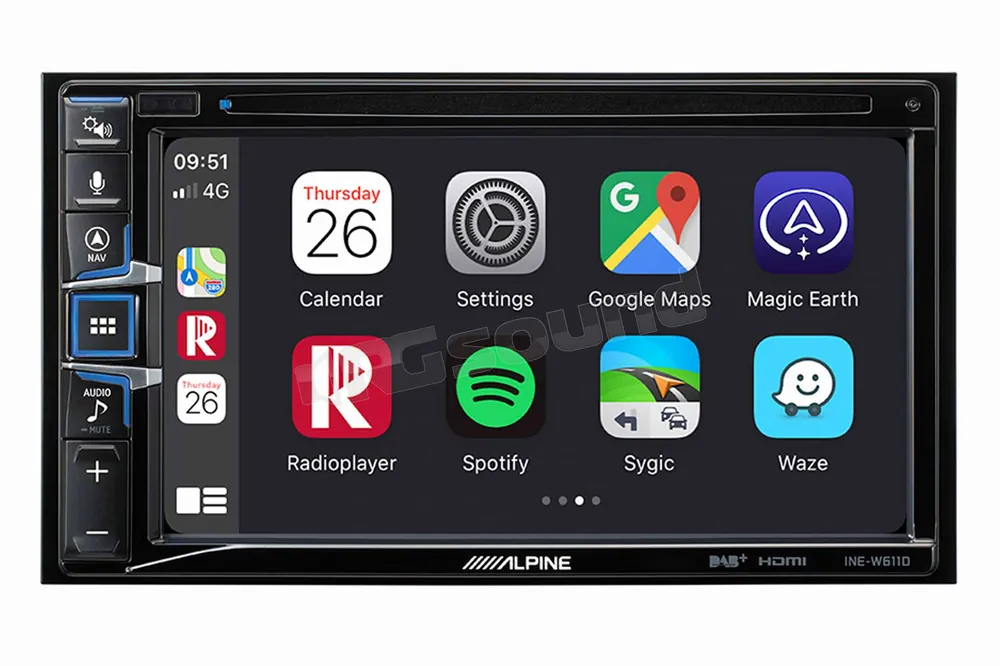 Alpine INE-W611D navigazione integrata, tuner DAB, HDMI, lettore CD /