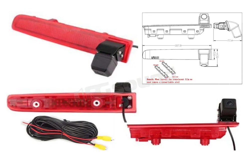 RG Sound DGC2PT5T6 retrocamera terzo stop per VW Trasporter e Caravell
