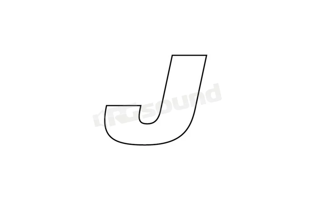 Simoni Racing ATJ lettera J adesiva per pneumatico Esterni - Prese d