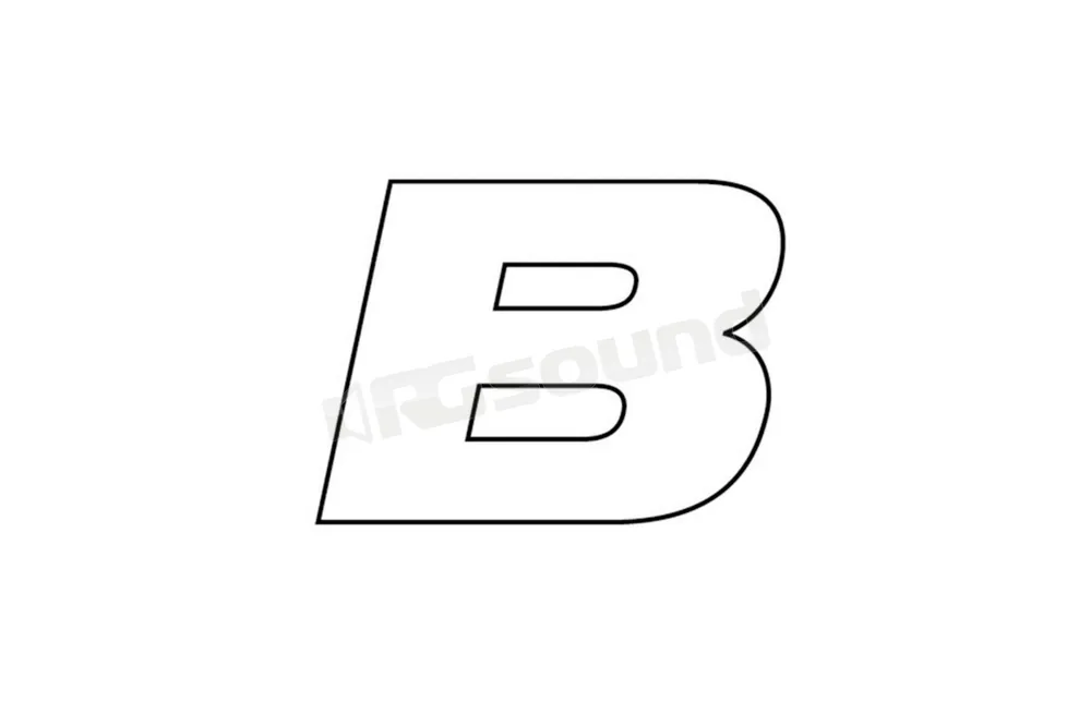 Simoni Racing ATB lettera B adesiva per pneumatico Esterni - Prese d