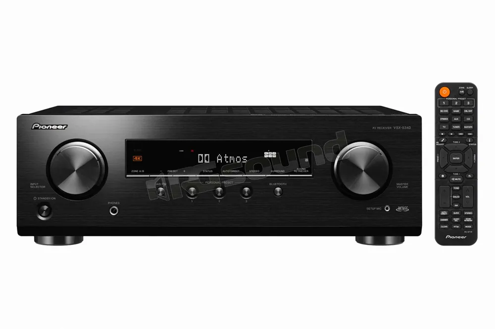 Pioneer VSX-534D ricevitore a 5 canali da 5x150 Watt, 4 ingressi HDMI