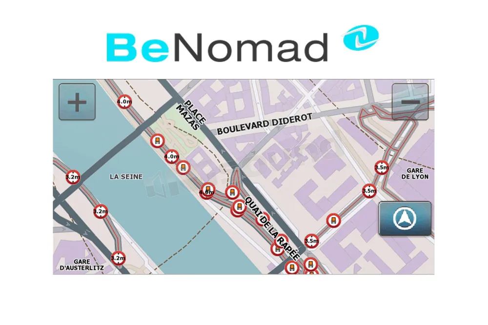 Macrom M-NV19FEC mappa Europa per mezzi pesanti Navigatori GPS - Map