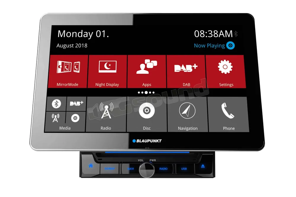 Blaupunkt ROME 990 DAB+ monitor 2 Din con lettore DVD, Bluetooth, tele
