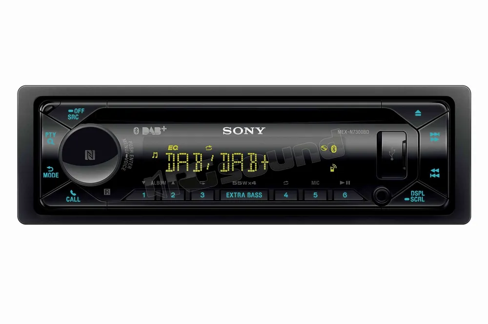 Sony MEX-N7300KIT lettore CD, Bluetooth, tuner DAB+ e antenna DAB incl