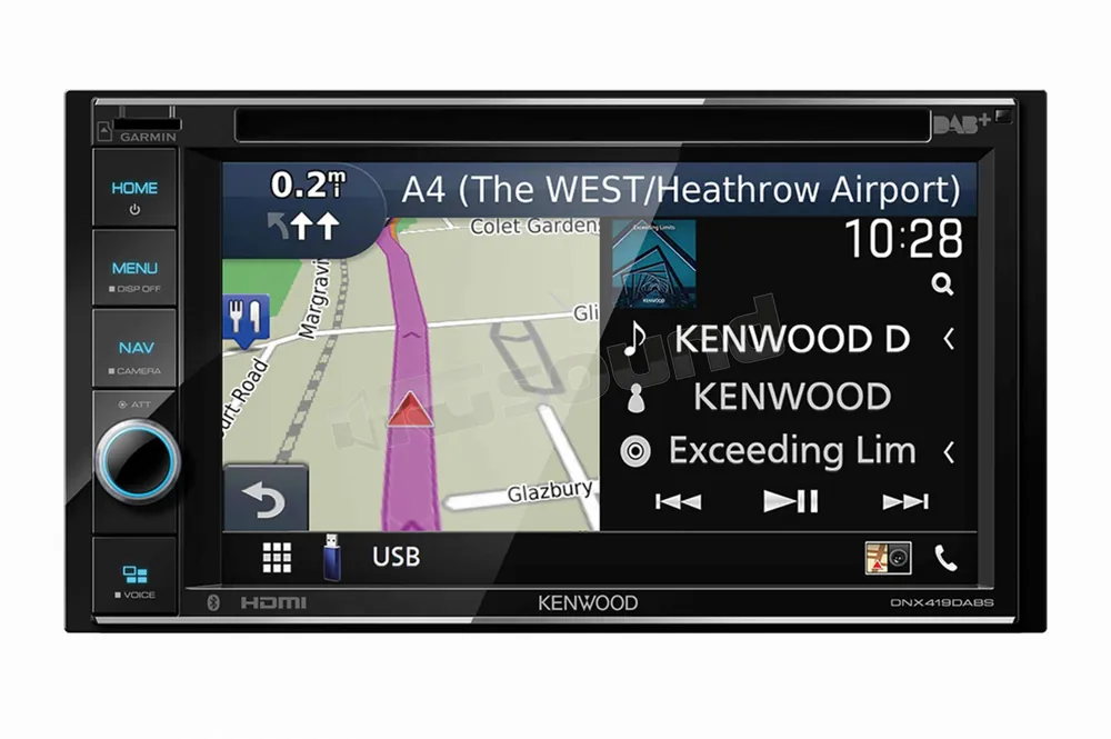 Kenwood DNX419DABS navigazione con aggiornamento gratuito 3 anni Mon