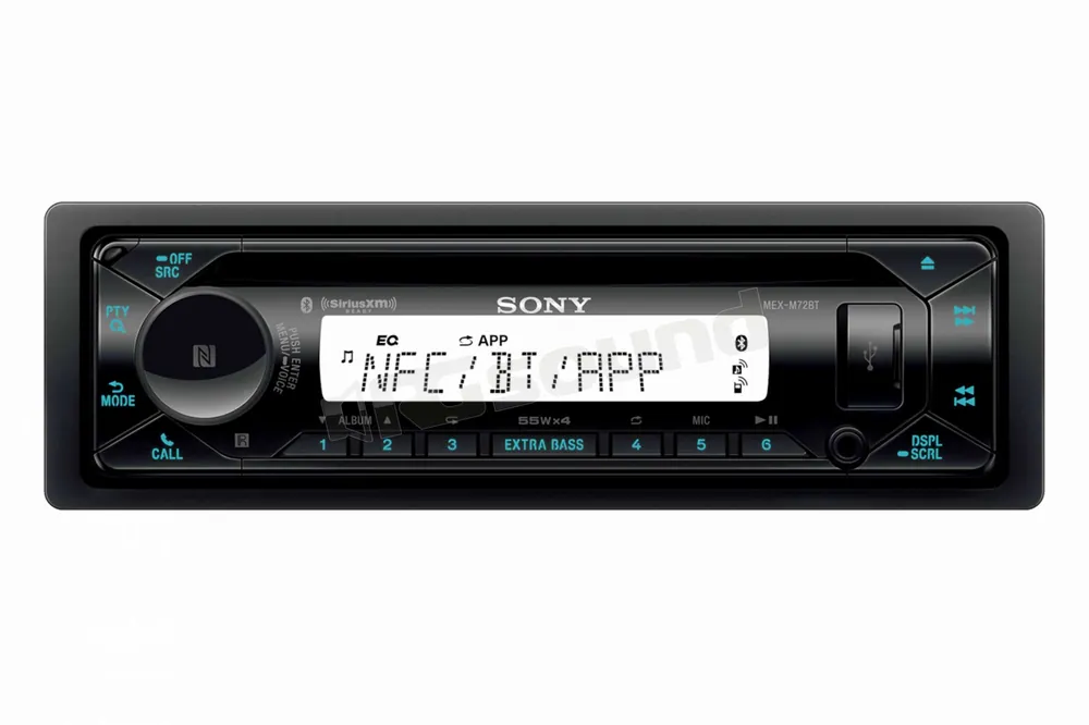 Sony MEX-M72BT telecomando IR incluso Sorgenti per la nautica e acce