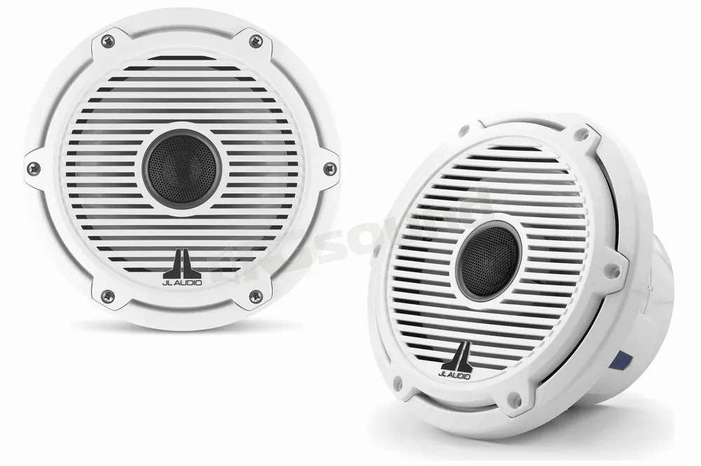 JL Audio M6-770X-C-GwGw coassiali 196mm finitura bianca, griglia class