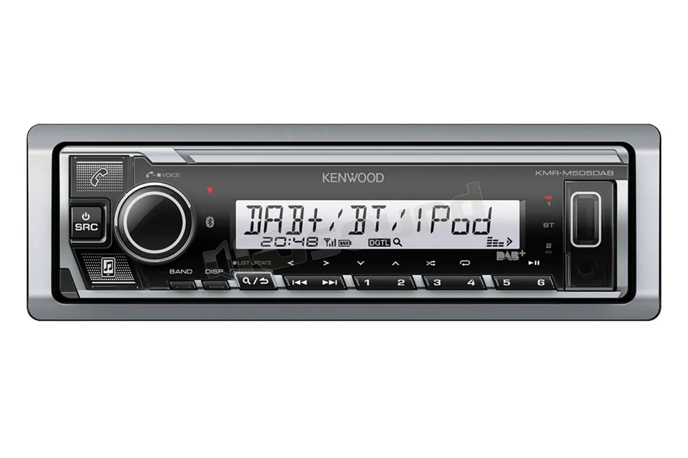 Kenwood KMR-M505DAB autoradio BT DAB per imbarcazioni Sorgenti per l