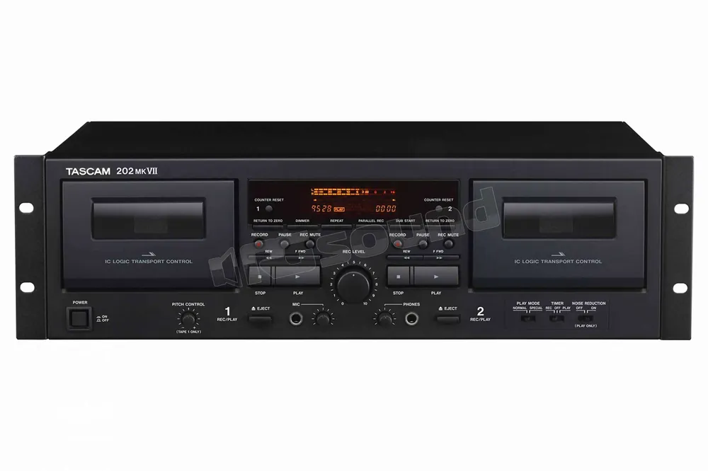 TASCAM 202MKVII Sistema a doppia cassetta per la registrazione e ripro