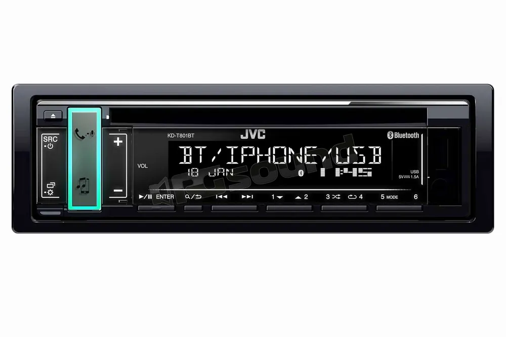 JVC KD-T801BT Autoradio 1 din e 2 din Car stereo - Autoradio 1 e 2