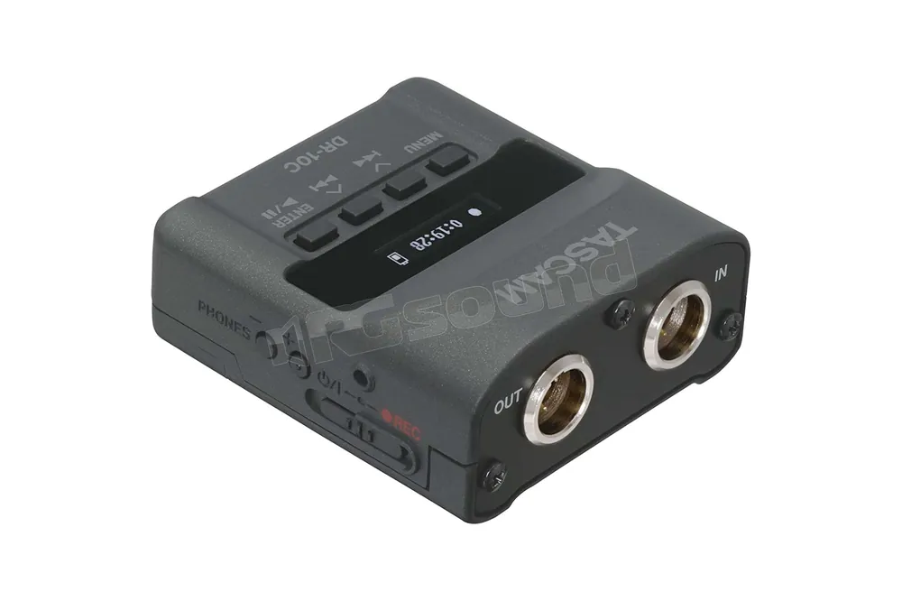 TASCAM DR-10CH registratore per microfoni lavalier Shure e Sony Prod