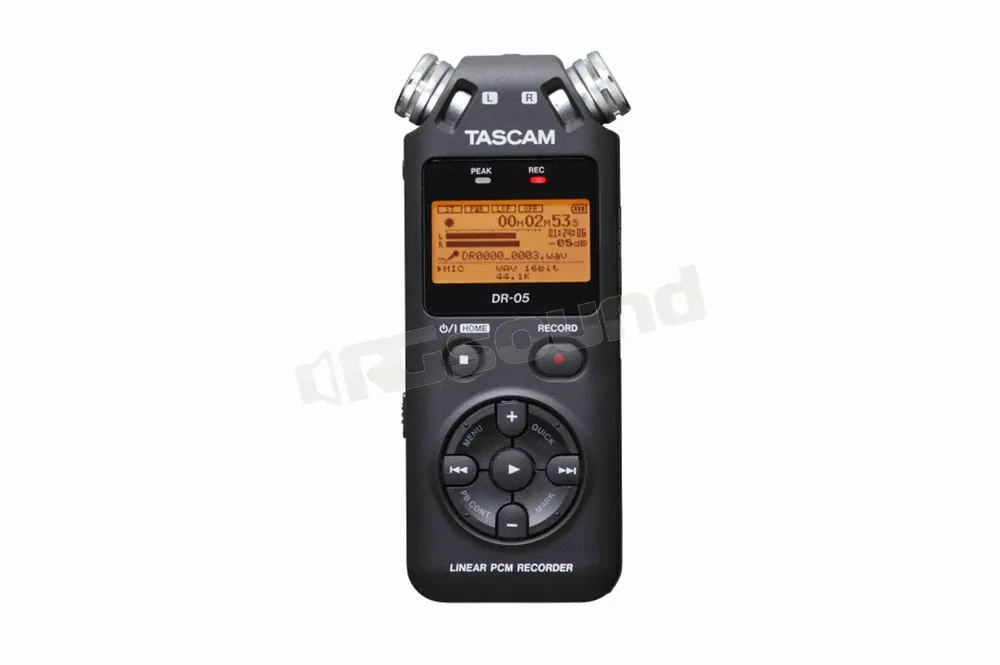 TASCAM DR-05 registratore portatile MP3 e WAV con qualità 96-kHz/24-b
