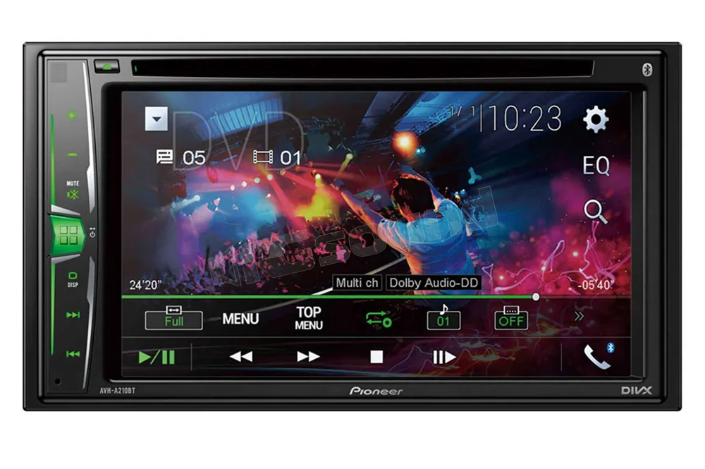 Pioneer AVH-A210BT con mirroring Android, USB e CD/DVD Monitor auto