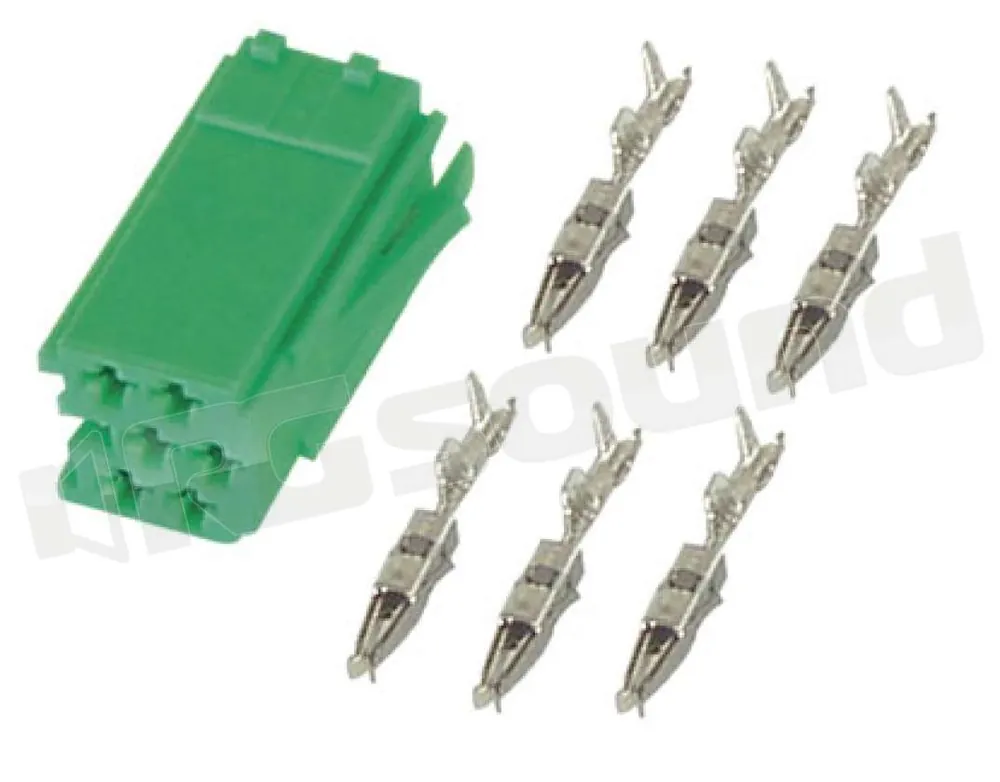 Phonocar 04332-1 MINI-ISO verde Cablaggi e accessori - Cablaggi e in