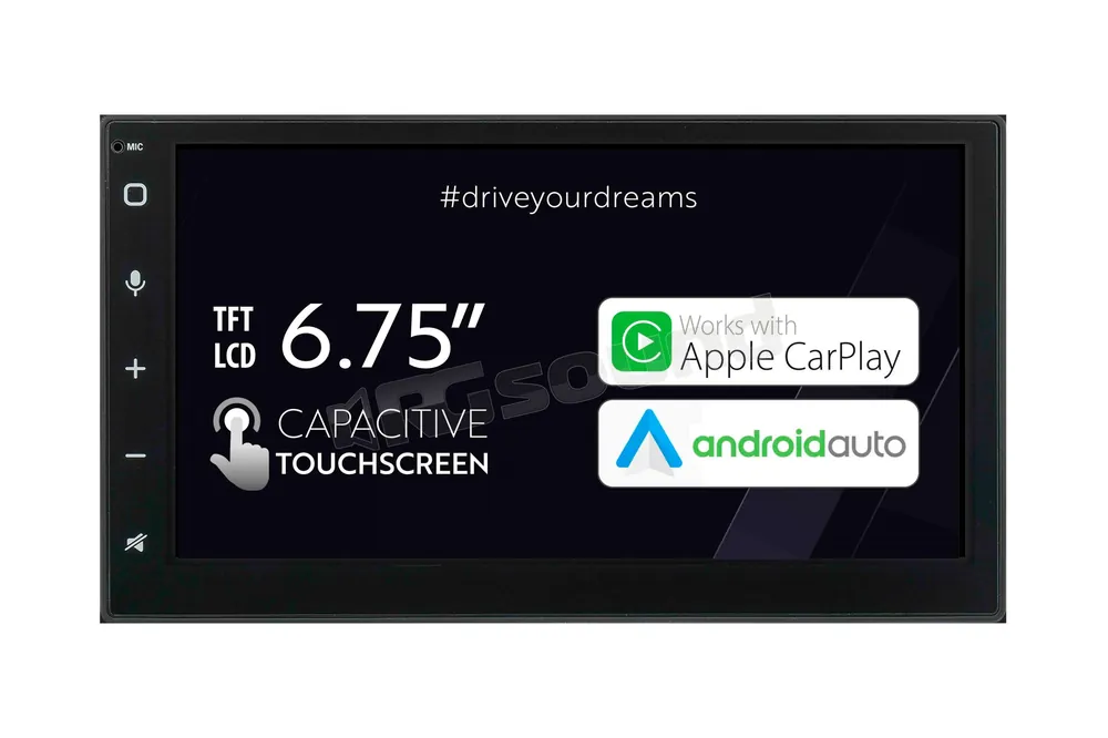 Phonocar VM012 Monitor TFT/LCD 6.75‘‘ Touch screen capacitivo con Radi