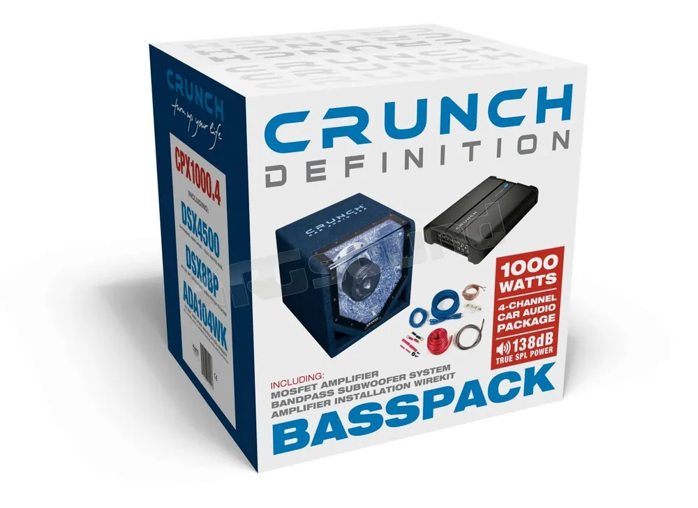 Crunch CPX1000.4 amplificatore 4 canali 1000 w basspack Subwoofer -