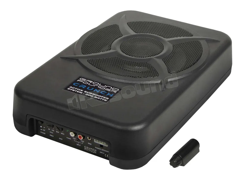Crunch GP808 sub in cassa 200 mm Subwoofer - Subwoofer amplificati
