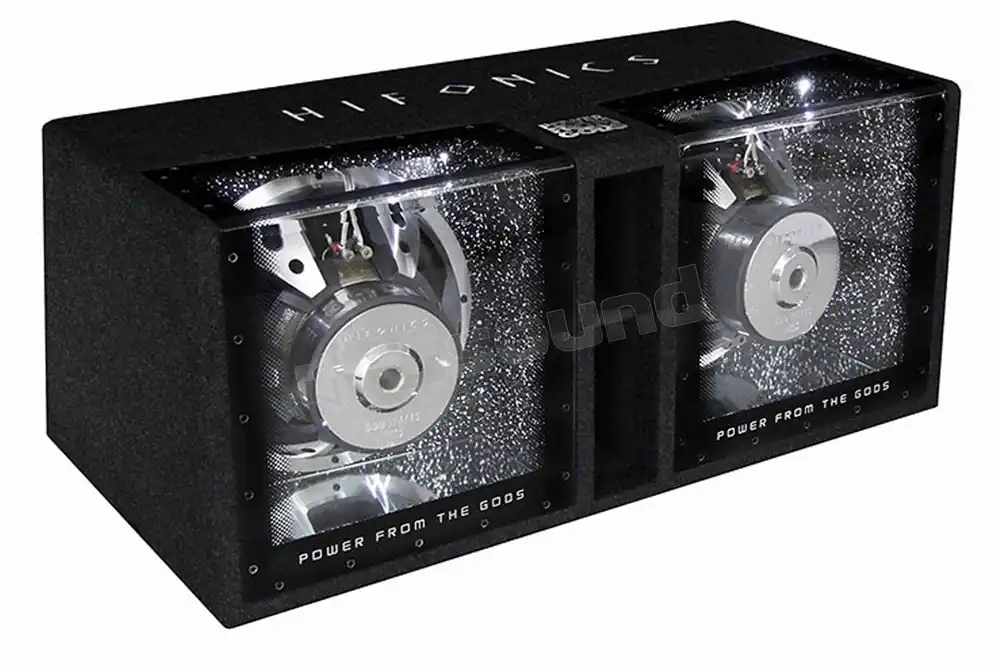 Hifonics ZRX12DUAL doppio sub in cassa passa banda Subwoofer - Subwo