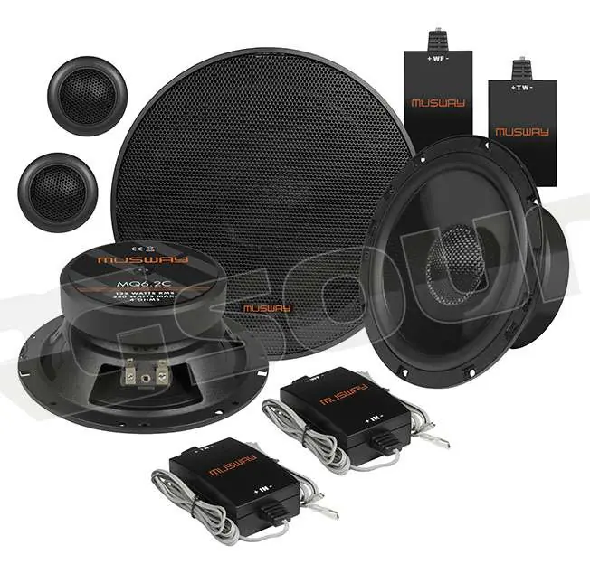 MUSWAY MQ6.2C kit altoparlanti 2 vie 165 mm 125 W Sistemi altoparla
