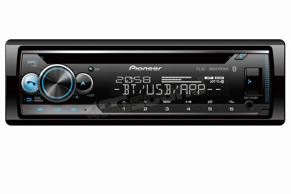 Pioneer DEH-S510BT Autoradio 1 din e 2 din Car stereo - Autoradio 1
