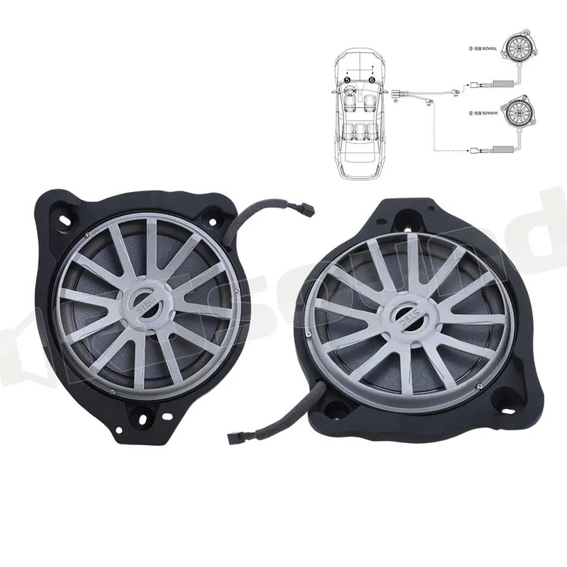 Steg BZW80L/R Coppia di subwoofer dedicati per Mercedes Subwoofer -