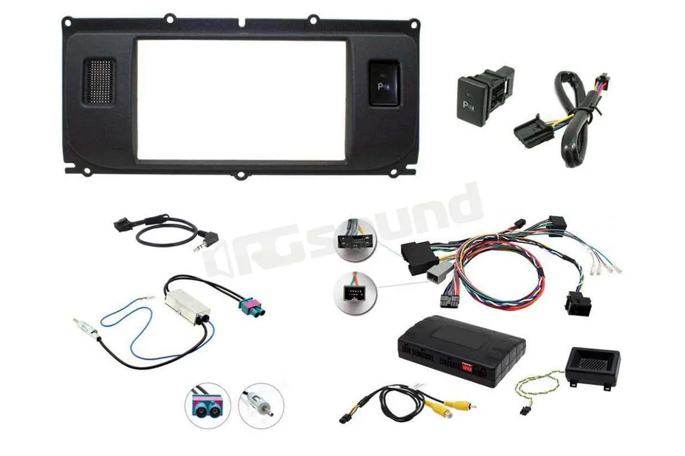 RG Sound kit 2 Din con ripristino comandi al volante Land Rover Evoque