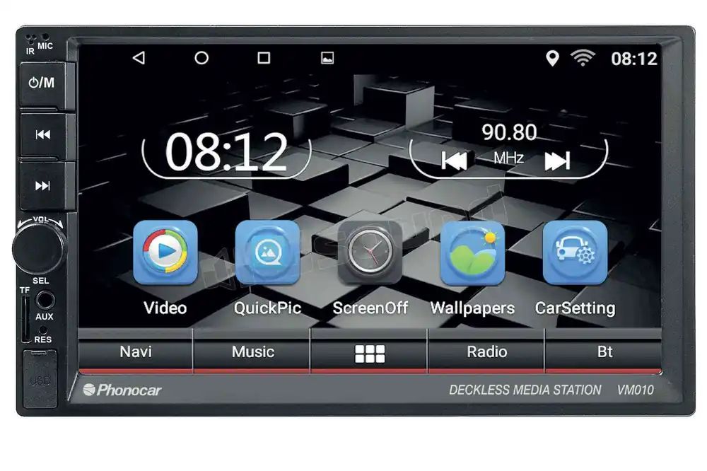 Phonocar VM010 Monitor auto 1 e 2 Din Car multimedia - Monitor auto