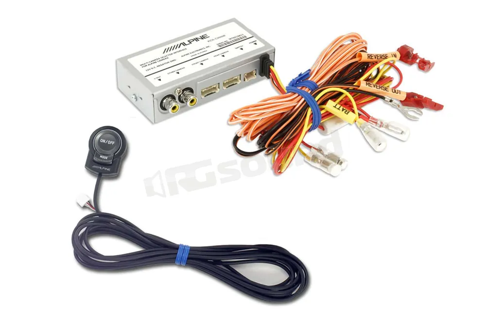 Alpine KCX-C2600B Black Box Switch front-rear per telecamere multi-vie