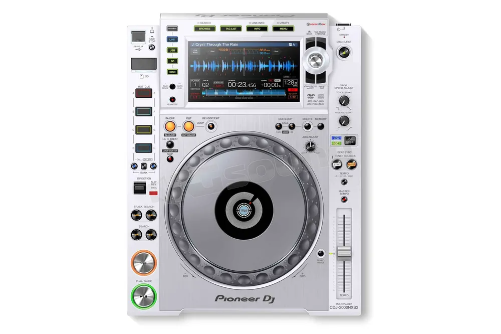 Pioneer DJ CDJ-2000NXS2-W multilettore Pro-DJ con finitura bianca, Edi